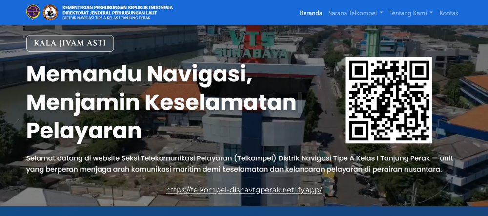 Website Telekomunikasi Pelayaran
